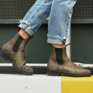 Blundstone 1351 High Top Chelsea Boots Rustic